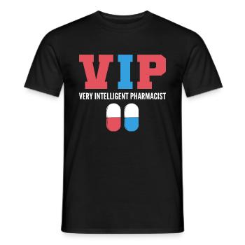 Lustiger Apotheker Pharmazeutischer Chemiker - Männer T-Shirt - Schwarz - Vorne - AI Model Male 178 light (178cm)