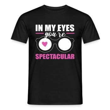 Lustige Optometrie Linsenhersteller - Männer T-Shirt - Schwarz - Vorne - AI Model Male 178 light (178cm)