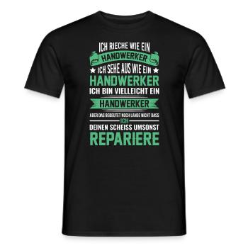 Artisan gift - Men's T-Shirt - black - Front - AI Model Male 178 light (178cm)
