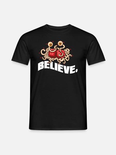 Spaghetti Monster Pastafarianism Pastafari - Men's T-Shirt - black