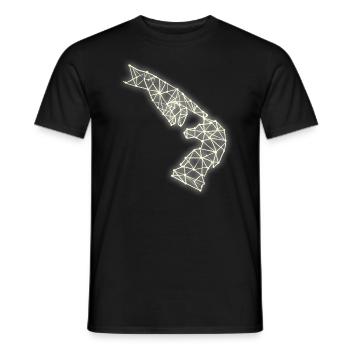 Art des échecs - T-shirt homme - noir - Devant - AI Model Male 178 light (178cm)