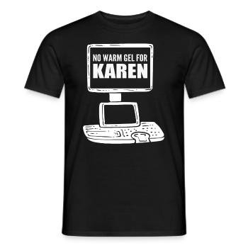 Lustiger Sonograph Ultraschalltechniker - Männer T-Shirt - Schwarz - Vorne - AI Model Male 178 light (178cm)