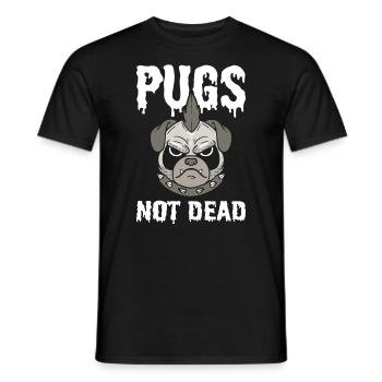Süßer Mops Tierische Person - Männer T-Shirt - Schwarz - Vorne - AI Model Male 178 light (178cm)