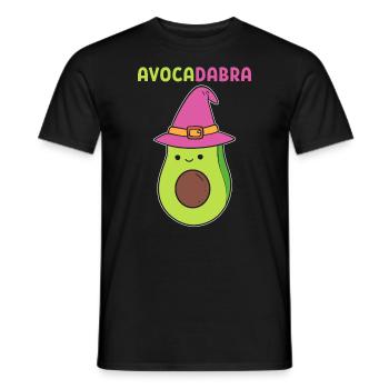 Avocadabra Zauberer - Männer T-Shirt - Schwarz - Vorne - AI Model Male 178 light (178cm)