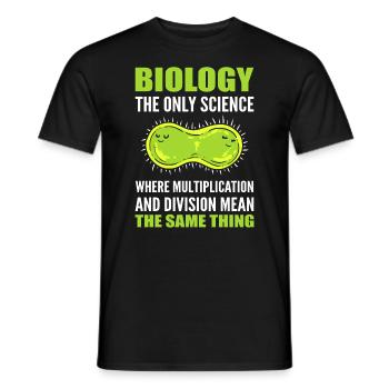 Funny Science Recherche en biologie - T-shirt homme - noir - Devant - AI Model Male 178 light (178cm)