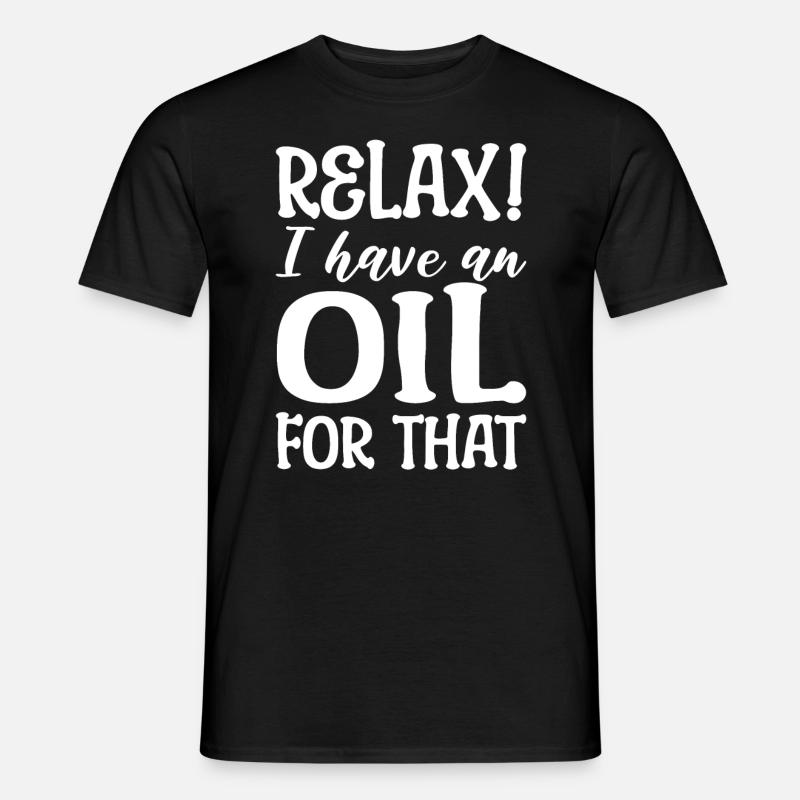 Ätherische Öle Liebhaber - Männer T-Shirt - Schwarz