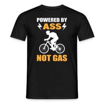 Lustiges Radfahren BMX Rider - Männer T-Shirt - Schwarz - Vorne - AI Model Male 178 light (178cm)