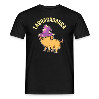 Labracadabra Zauberer - Männer T-Shirt - Schwarz - Vorne - AI Model Male 178 light (178cm)