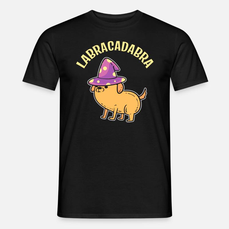 Labracadabra Zauberer - Männer T-Shirt - Schwarz