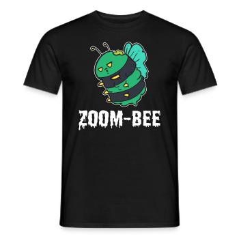 Zoom-bee Bienen Imker - Männer T-Shirt - Schwarz - Vorne - AI Model Male 178 light (178cm)