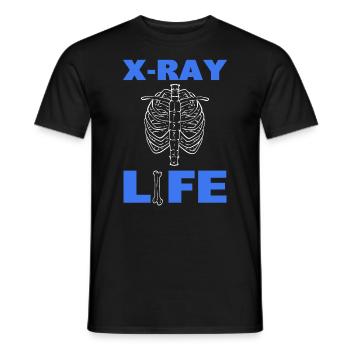 X-ray Life Radiologie -Techniker - Männer T-Shirt - Schwarz - Vorne - AI Model Male 178 light (178cm)