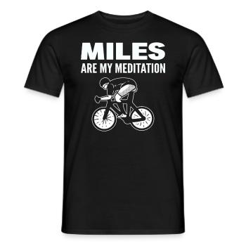 Lustiges Mountainbiken Radfahrer - Männer T-Shirt - Schwarz - Vorne - AI Model Male 178 light (178cm)