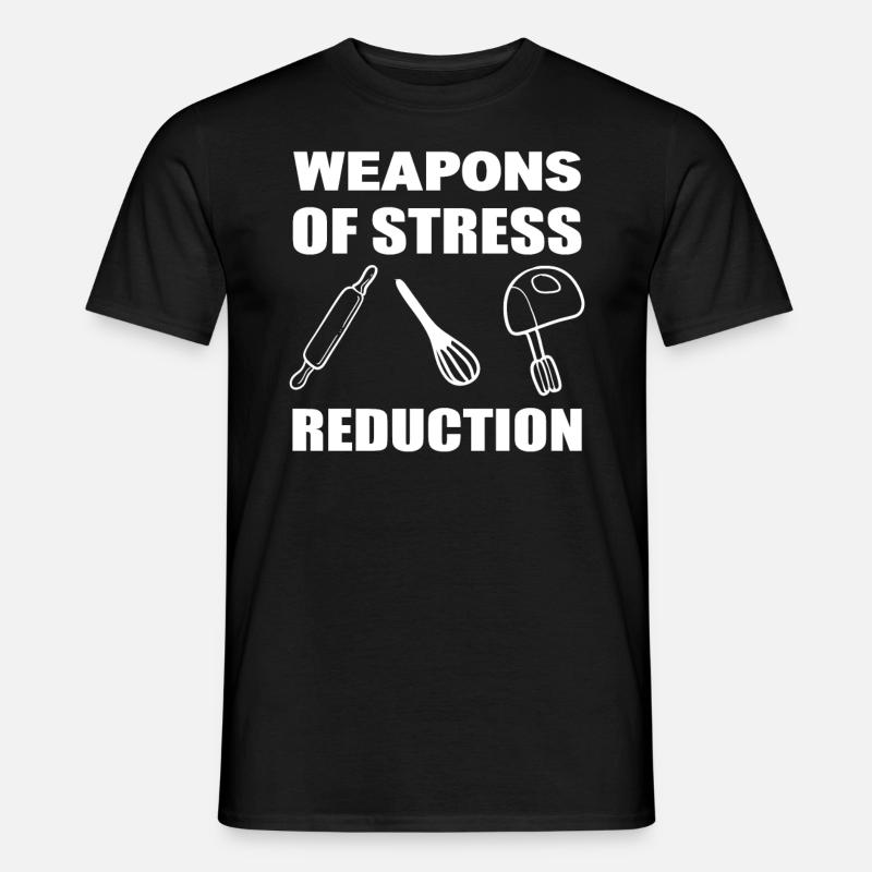 Lustiges Backen Spezialbäcker - Männer T-Shirt - Schwarz