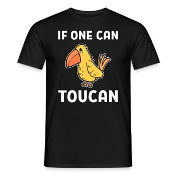 Wildlife Toucan Bird Vogelbeobachter - Männer T-Shirt - Schwarz - Vorne - AI Model Male 178 light (178cm)