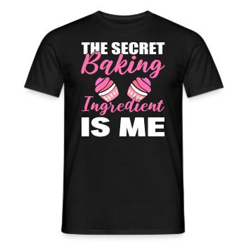 Zutaten backen Konditor - Männer T-Shirt - Schwarz - Vorne - AI Model Male 178 light (178cm)