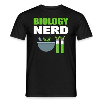 Biology Nerd Biologieprofessor - Männer T-Shirt - Schwarz - Vorne - AI Model Male 178 light (178cm)