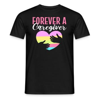 Stolze Pflegekraft - Männer T-Shirt - Schwarz - Vorne - AI Model Male 178 light (178cm)