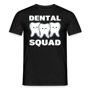 Dental Squad Kieferorthopäden - Männer T-Shirt - Schwarz - Vorne - AI Model Male 178 light (178cm)