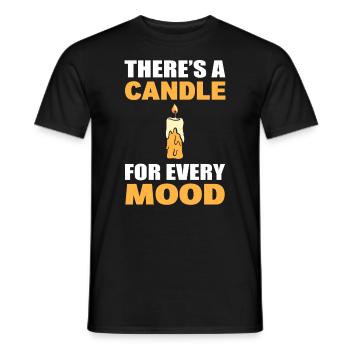 Liebhaber von Kerzen machen Chandler - Männer T-Shirt - Schwarz - Vorne - AI Model Male 178 light (178cm)