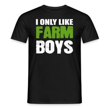 Lustiger Bauer Landwirt - Männer T-Shirt - Schwarz - Vorne - AI Model Male 178 light (178cm)