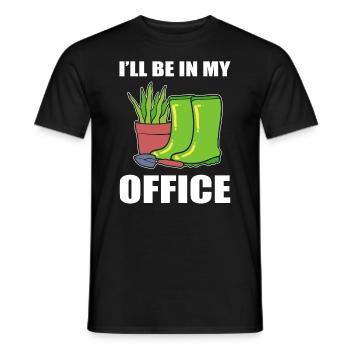 I'll Be In My Office Greenskeeper - Männer T-Shirt - Schwarz - Vorne - AI Model Male 178 light (178cm)
