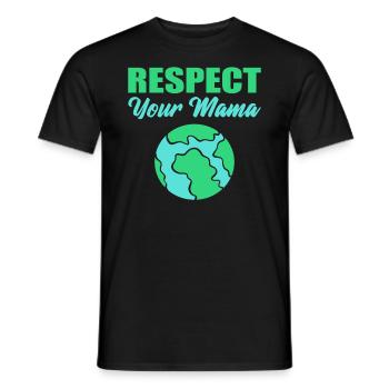 Naturliebhaber Umweltaktivist - Männer T-Shirt - Schwarz - Vorne - AI Model Male 178 light (178cm)