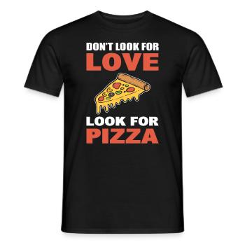 Pizza -Liebhaber Pizzaiolo - Männer T-Shirt - Schwarz - Vorne - AI Model Male 178 light (178cm)