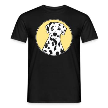 Dalmatiner Tierarzt - Männer T-Shirt - Schwarz - Vorne - AI Model Male 178 light (178cm)