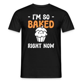 Lustiges Backen Konditor - Männer T-Shirt - Schwarz - Vorne - AI Model Male 178 light (178cm)