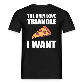 Lustiger Pizza -Liebhaber Pizzalieferdienst - Männer T-Shirt - Schwarz - Vorne - AI Model Male 178 light (178cm)