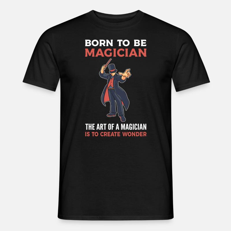 Magierleben Zauberer - Männer T-Shirt - Schwarz