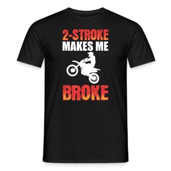 Sport Fahrradsport Motorradfahrer - Männer T-Shirt - Schwarz - Vorne - AI Model Male 178 light (178cm)