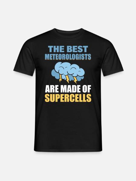 Wettervorhersage Klimaforscher - Männer T-Shirt - Schwarz