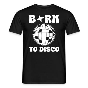 Disco-Liebhaber Professioneller Tänzer - Männer T-Shirt - Schwarz - Vorne - AI Model Male 178 light (178cm)
