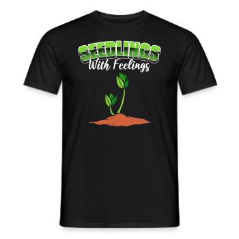 Gärtnernde Stadtbauern Gärtner - Männer T-Shirt - Schwarz - Vorne - AI Model Male 178 light (178cm)