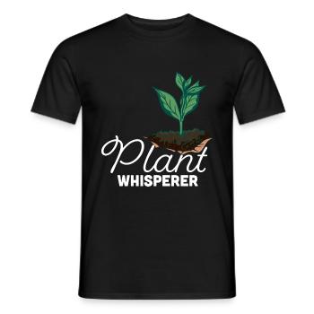 Vintage Gärtner Zitat Pflanze Flüsterer lustiger G - Männer T-Shirt - Schwarz - Vorne - AI Model Male 178 light (178cm)