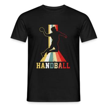 handball - T-shirt homme - noir - Devant - AI Model Male 178 light (178cm)
