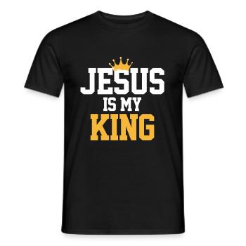 Christen - Männer T-Shirt - Schwarz - Vorne - AI Model Male 178 light (178cm)