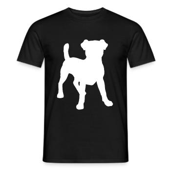 Jack Russell - Männer T-Shirt - Schwarz - Vorne - AI Model Male 178 light (178cm)