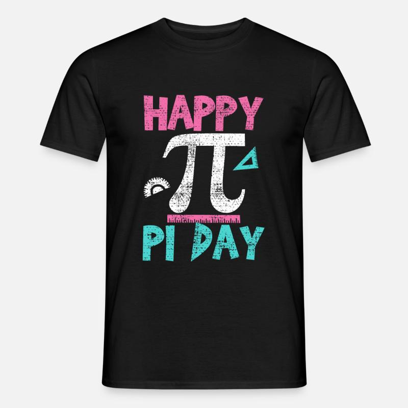 Enseignant de mathématiques Pi Day - T-shirt homme - noir