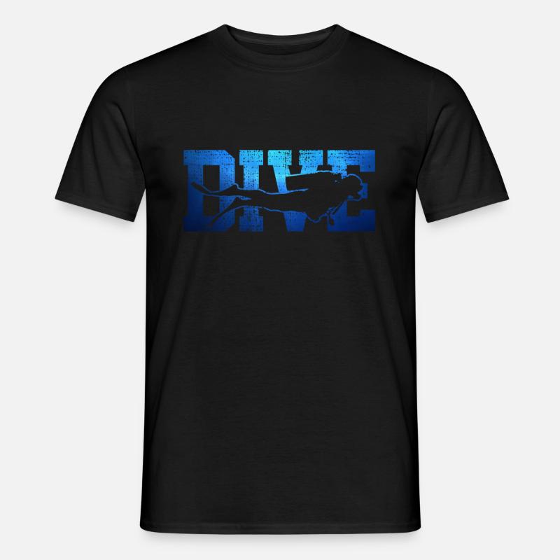 Gerätetauchen - Männer T-Shirt - Schwarz