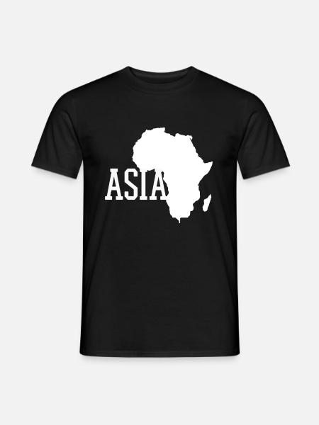 Asien Asien Asien - Männer T-Shirt - Schwarz