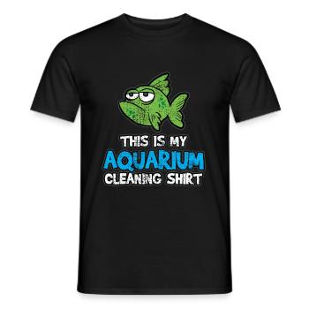 aquarium - T-shirt homme - noir - Devant - AI Model Male 178 light (178cm)