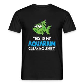 Aquarium - Männer T-Shirt - Schwarz - Vorne - AI Model Male 178 light (178cm)