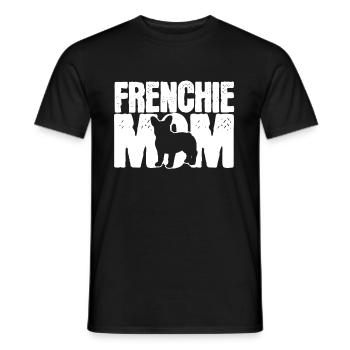 Bulldog français - T-shirt homme - noir - Devant - AI Model Male 178 light (178cm)