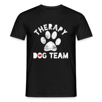Hundetherapeutin - Männer T-Shirt - Schwarz - Vorne - AI Model Male 178 light (178cm)