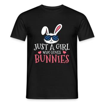 lapin - T-shirt homme - noir - Devant - AI Model Male 178 light (178cm)