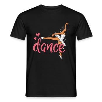 ballet - Männer T-Shirt - Schwarz - Vorne - AI Model Male 178 light (178cm)
