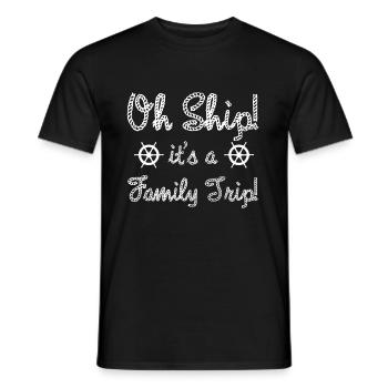 Kreuzfahrt - Männer T-Shirt - Schwarz - Vorne - AI Model Male 178 light (178cm)