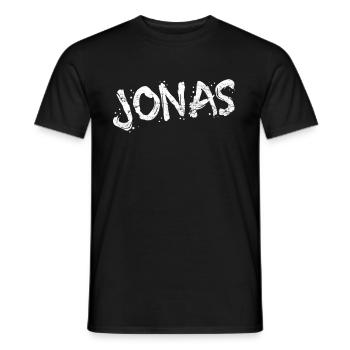 Jonas - Männer T-Shirt - Schwarz - Vorne - AI Model Male 178 light (178cm)